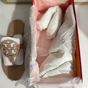 Tory Burch Soft Miller Light Sand Sandals